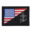 Rothco USN Anchor US Flag Morale Patch - 18960