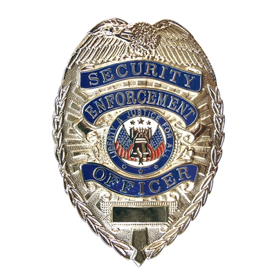 Rothco Silver Deluxe Security Enforcement Officer Badge - 1915