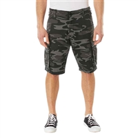 Rothco Vintage Cargo Black Camo Shorts 21400