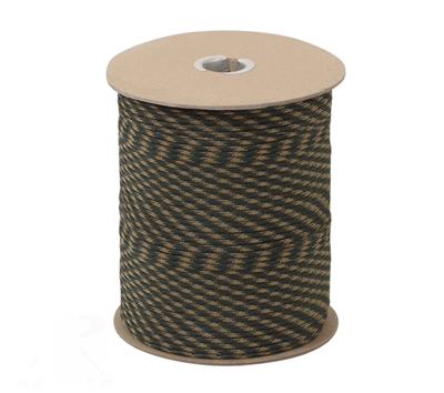 Rothco Woodland Camo Nylon 550lb 1000 Ft Paracord - 217