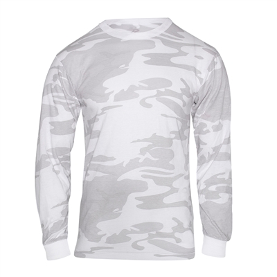 Rothco Long Sleeve White Camo T-Shirt - 21820