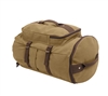 Rothco Coyote and Brown Convertible 19In Canvas Duffle/Backpack -2225