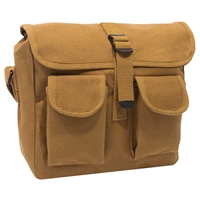 Rothco Coyote Brown Canvas Ammo Shoulder Bag - 22780