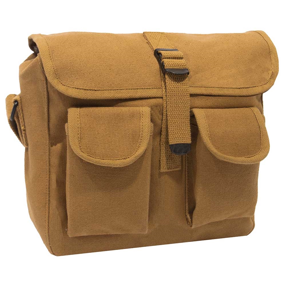 Rothco Coyote Brown Canvas Ammo Shoulder Bag - 22780