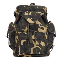 Rothco Woodland Camo Canvas Outdoorsman Rucksacks - 2306