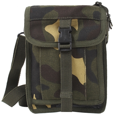 Rothco Woodland Camo Canvas Travel Portfolio - 2386