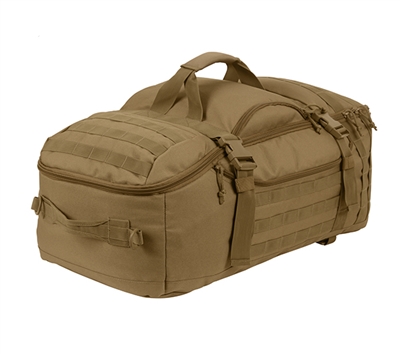 Rothco 3 In 1 Coyote Brown Convertible Mission Bag - 23501