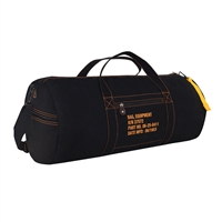 Rothco Black Canvas Equipment Bag - 2351