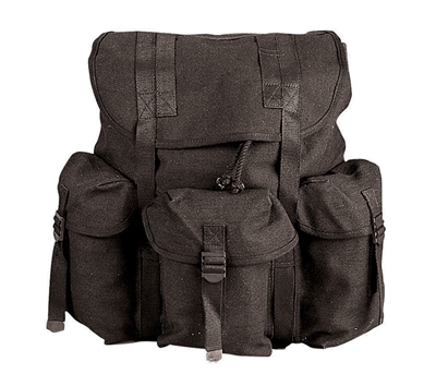 Rothco Black Heavyweight Canvas Mini Alice Packs - 2477