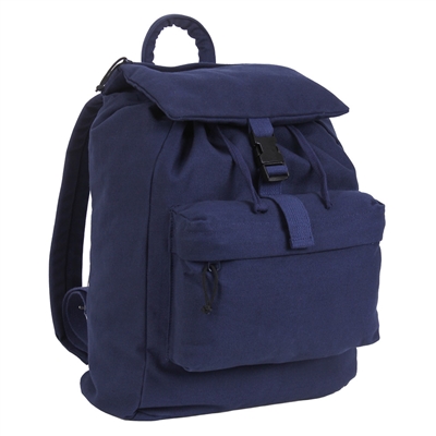 Rothco Navy Blue Canvas Daypack 2675