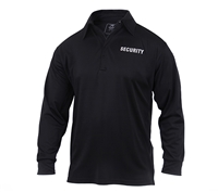 Rothco Moisture Wicking Long Sleeve Security Polo 2716