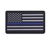 Rothco PVC Thin Blue Line Flag Patch - 27789