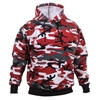 Rothco 2790 Red Camouflage Pullover Hooded Sweatshirt