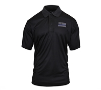 Rothco Thin Blue Line Moisture Wicking Polo 2812