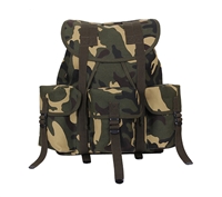 Rothco Woodland Camo Canvas Mini Alice Pack - 2897