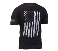 Rothco Distressed US Flag Athletic Fit T-Shirt 2901