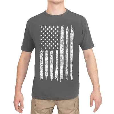 Rothco Distressed US Flag Athletic Fit T-Shirt 29011