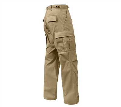 Rothco Relaxed Fit Zipper Fly Khaki BDU Pants 2931