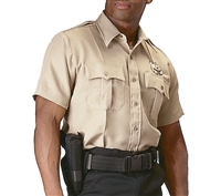 Rothco Khaki Short Sleeve Uniform Shirt - 30035