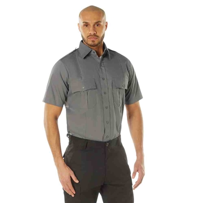 Rothco Dark Grey Short Sleeve Uniform Shirt 30055