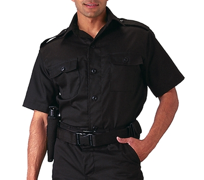 Rothco Black Short Sleeve Tactical Shirt - 30205