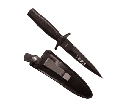 Rothco Black Matte Raider Boot Knife - 3057