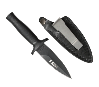 Rothco Black Matte Raider Boot Knife - 3139