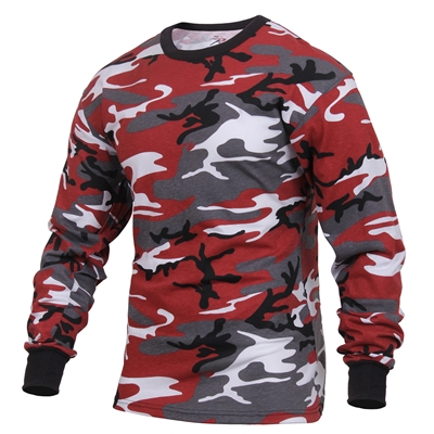 Rothco Red Camo Long Sleeve T-Shirt 3173