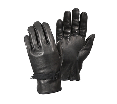Rothco Black D-3A Leather Gloves - 3383