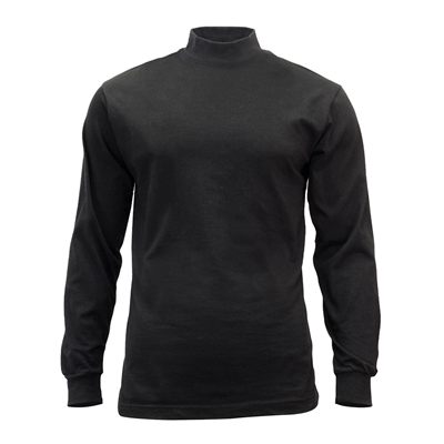 Rothco Cotton Long Sleeve Mock Turtleneck 3406