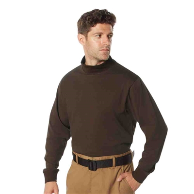 Rothco Cotton Long Sleeve Mock Turtleneck 34065