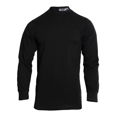 Rothco Black Security Mock Turtleneck - 3413