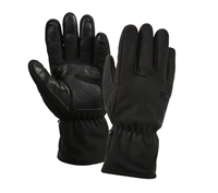 Rothco Black Micro Fleece All Weather Gloves - 3470