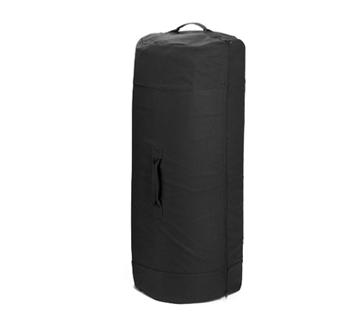 Rothco Black Zipper Canvas Duffle Bag - 3488