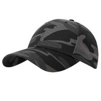 Rothco Black Camo Low Profile Cap - 3549