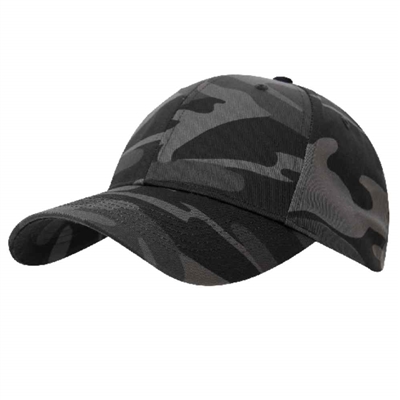 Rothco Black Camo Low Profile Cap - 3549