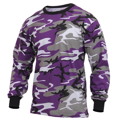 Rothco Ultra Violet Camo Long Sleeve T-Shirt - 3592