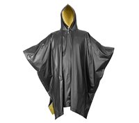 Rothco Black Reversible PVC Poncho 3632