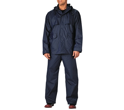 Rothco Navy 2 Piece Pvc Rainsuit - 3770