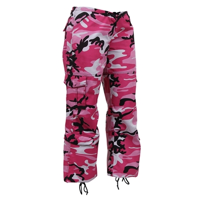 Rothco Womens Paratrooper Pink Camo Pants 3781