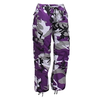 Rothco Womens Paratrooper Ultra Violet Camo Pants 3783