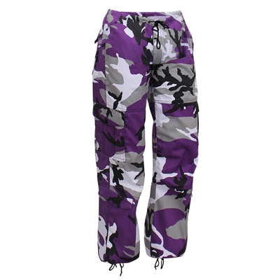 Rothco Womens Paratrooper Ultra Violet Camo Pants 3783
