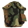 Rothco Woodland Camo Nylon Canteen Cover - 40012