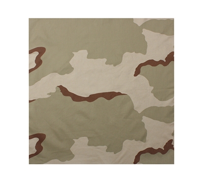 Rothco Tri-color Desert Camo Bandana - 4040