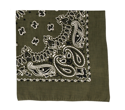 Rothco Olive Drab Trainmen Bandana - 4051