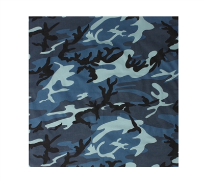 Rothco Sky Blue Camouflage Bandana - 4138