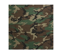 Rothco Woodland Camouflage Bandana - 4141