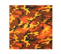 Rothco Orange Camo Bandana - 4162