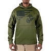 Rothco US Flag / USMC Concealed Carry Hoodie  41670