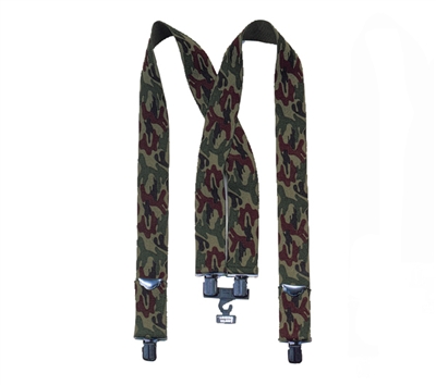 Rothco Woodland Camo Suspenders - 4194